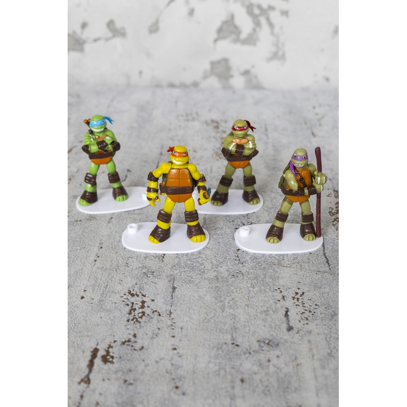 Żółwie Ninja zestaw PCV